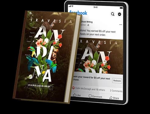 Book and tablet showcase