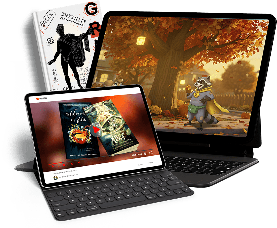 Affordable book video trailer examples on devices